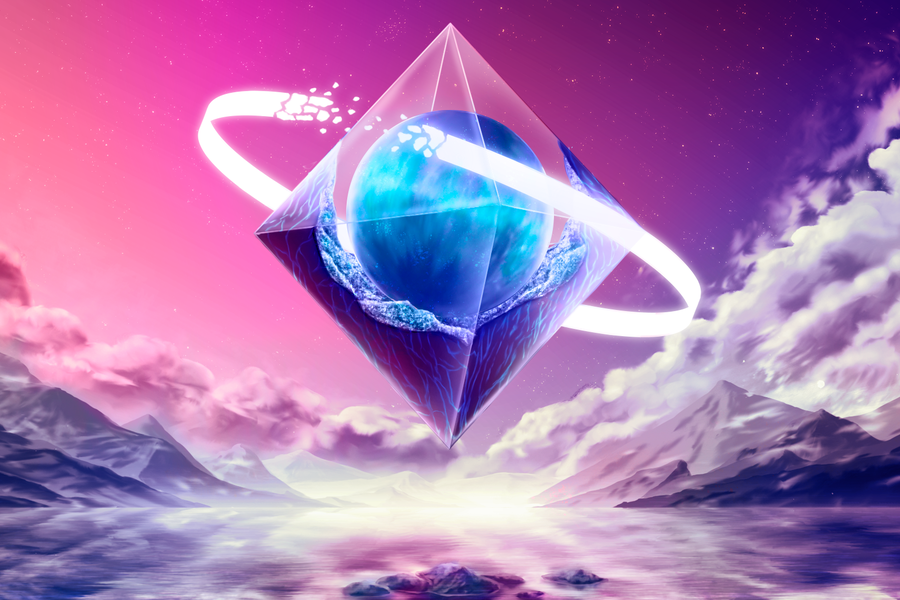 Модель планеты "Crystal" (2102)