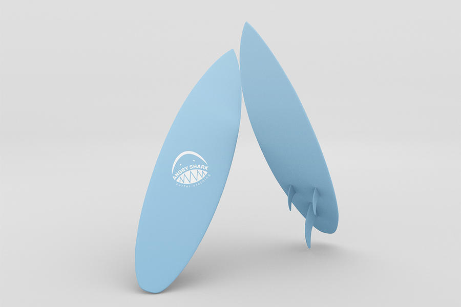 Логотип. Одежда для сёрфинга "Разъярённая акула" (2333)