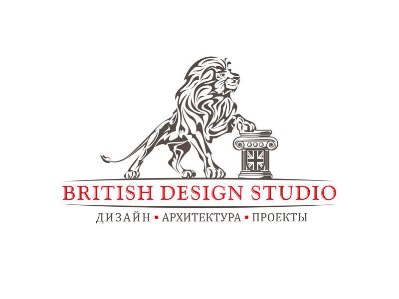 Логотип студии дизайна интерьеров BRITISH DESIGN STUDIO (2363)
