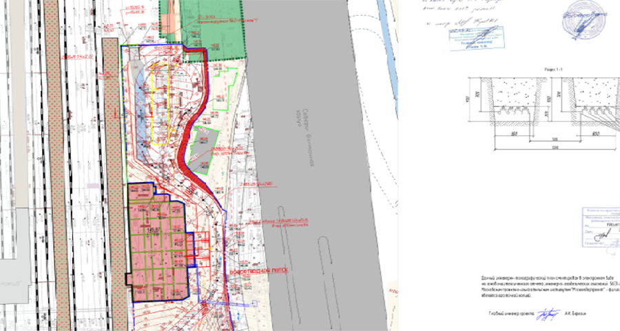 Наружные сети электроснабжения и водоснабжения ТПУ г. Москва (3547)