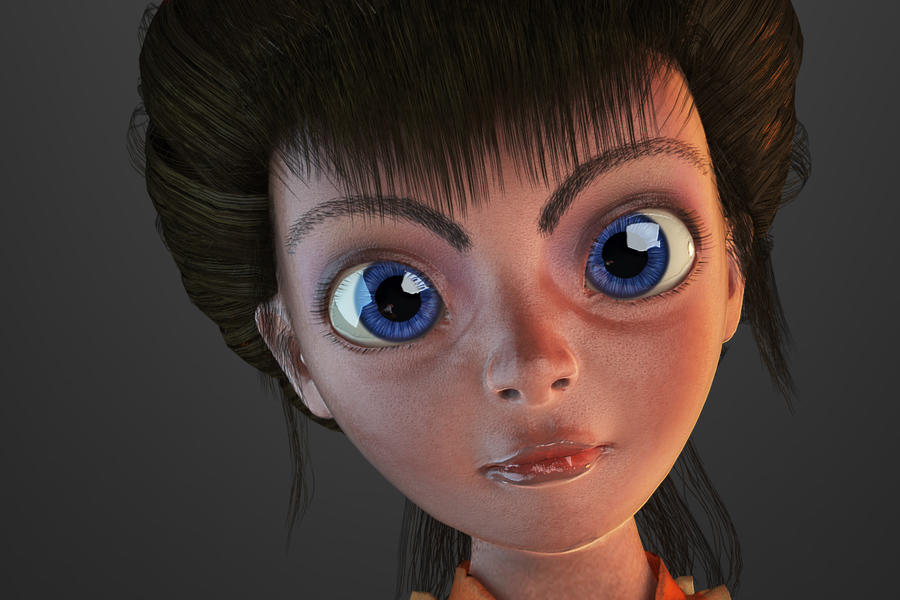 Астерия 3d персонаж (1163)