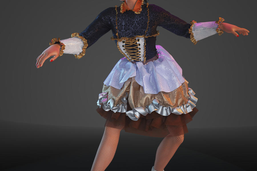 Астерия 3d персонаж (1164)