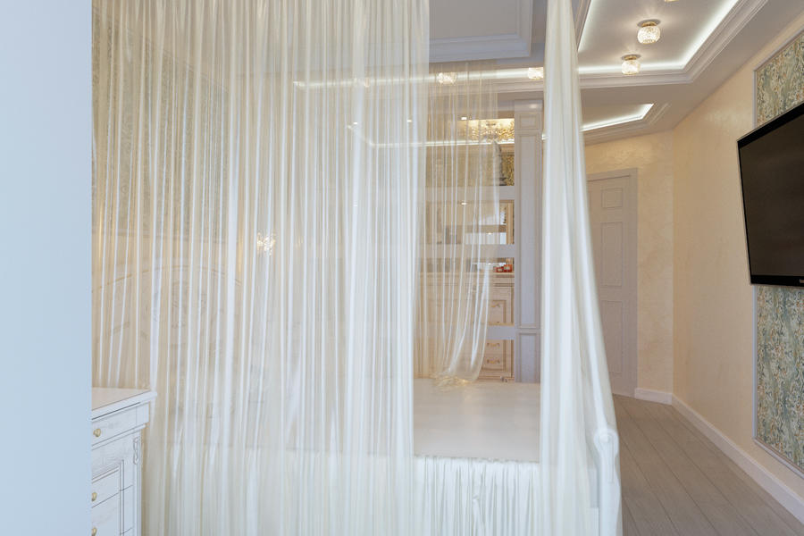 Моделинг, визуализация и дизайн спальни (1230)