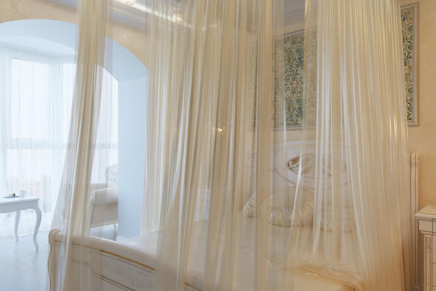 Моделинг, визуализация и дизайн спальни (1232)