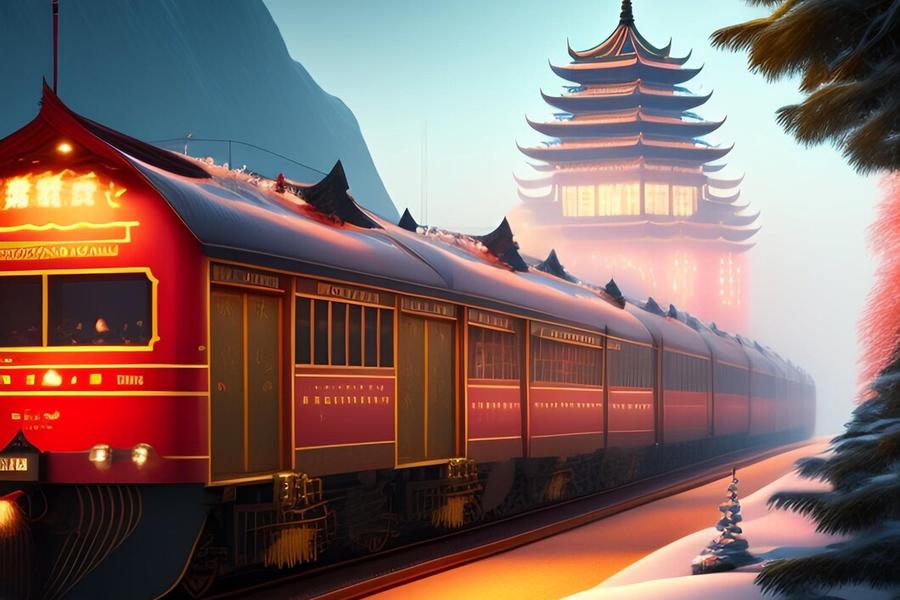 Японский взгляд на путешествия в поездах (1481)