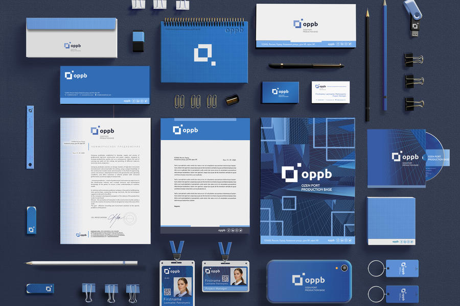 Фирменный стиль компании oppb (2620)