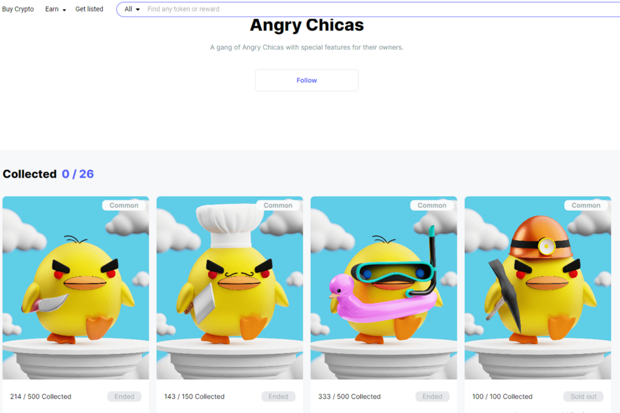 Крипто-маркетплейс Latoken NFT (2733)