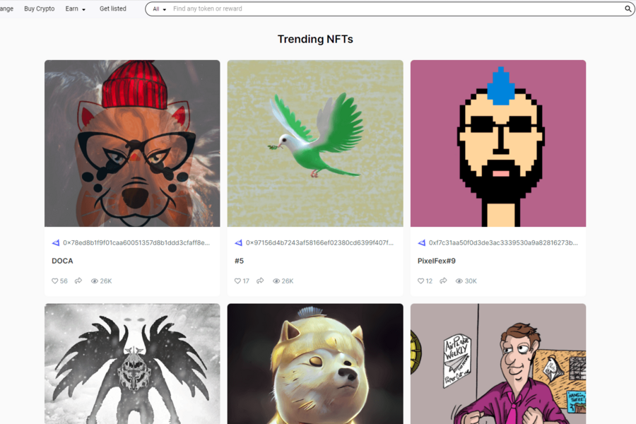 Крипто-маркетплейс Latoken NFT (2736)