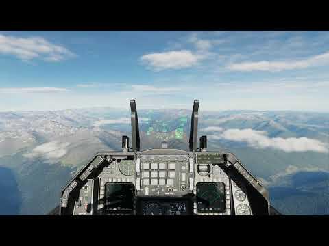 Истребитель F-16C встретил НЛО.